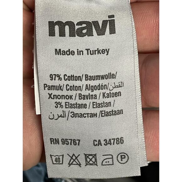 Mavi Jeans Emma Slim Boyfriend Jeans Womens 30/32 Gray Stretch Zip Fly Denim - Picture 11 of 13